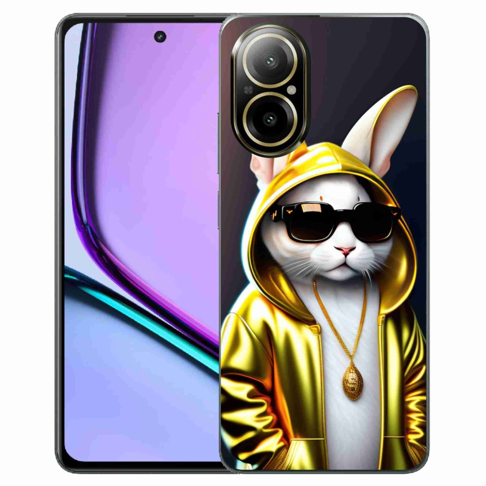 Zselés borítás mmCase a Realme C67 készülékhez - cat boss