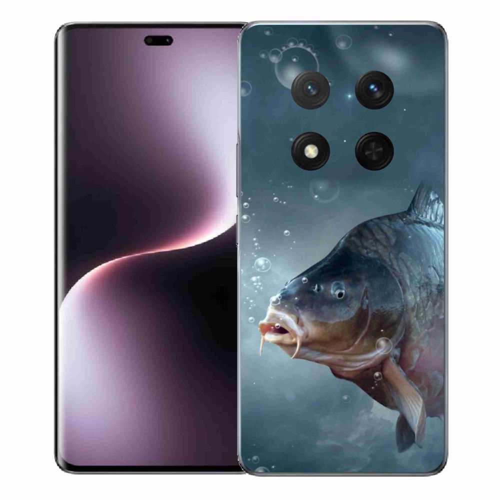 Gél borítás mmCase a Honor Magic 7 Lite 5G számára - ponty és buborékok