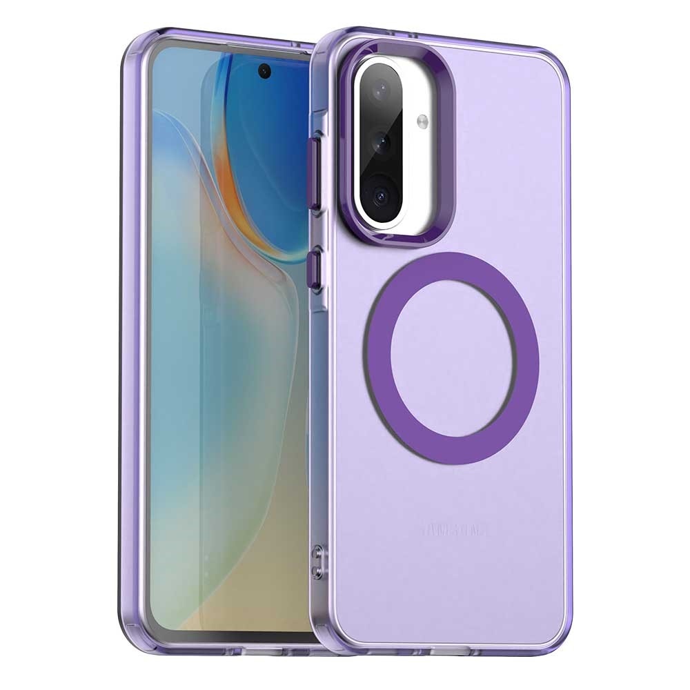 Candy zselés tok MagSafe Samsung Galaxy A36 5G/A56 5G - lila