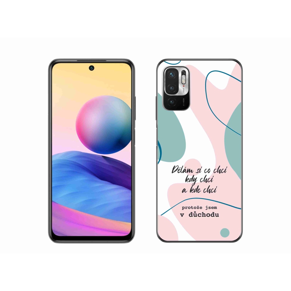 Gél borító mmCase a Xiaomi Poco M3 Pro/5G-hez - vicces szöveg 10 fehér háttérrel
