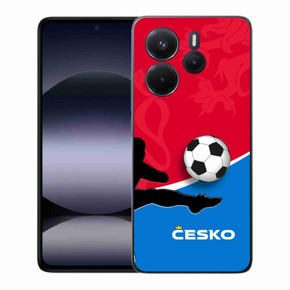Gél borítás mmCase a Xiaomi Redmi Note 14 - futball Csehország 2