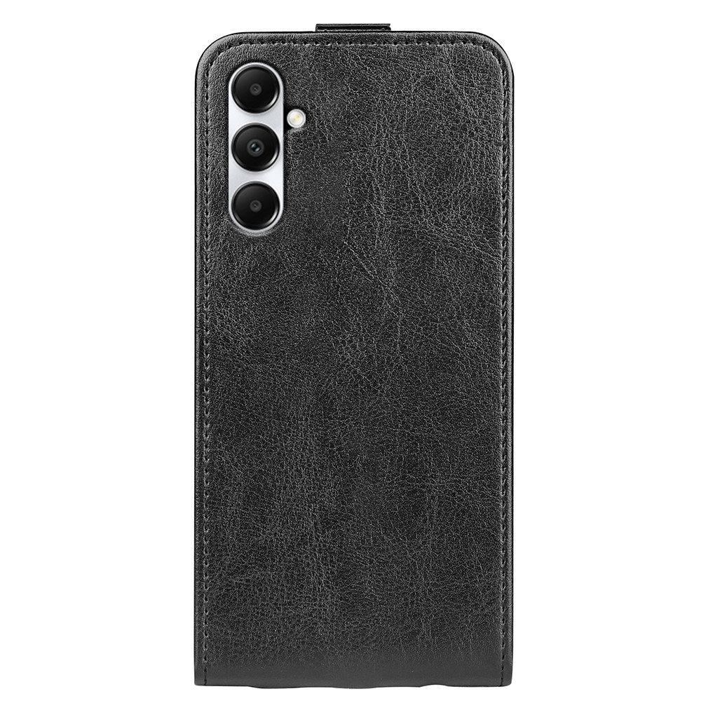 Függőleges könyvtáska Samsung Galaxy A05s készülékhez - fekete