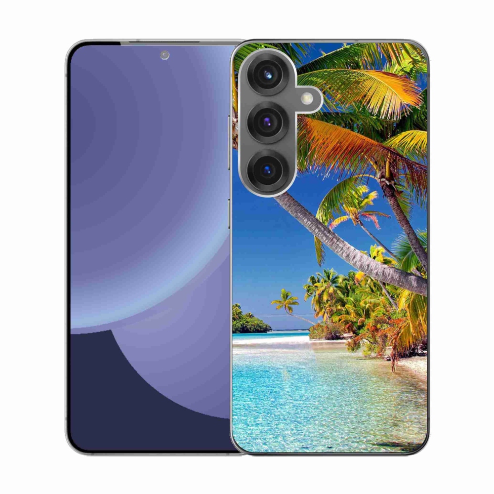 Gél borítás mmCase Samsung Galaxy S25 készülékhez - tengerpart
