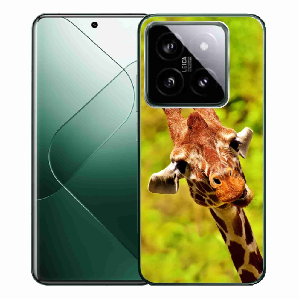 Gél borítás mmCase a Xiaomi 14 Pro-hoz - zsiráf