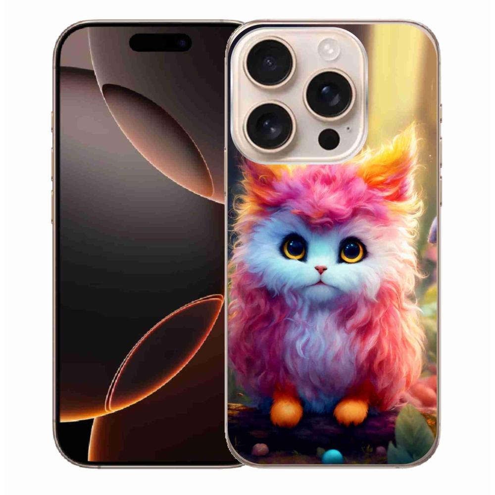 Gél borítás mmCase iPhone 16 Pro Max készülékhez - aranyos cica 5