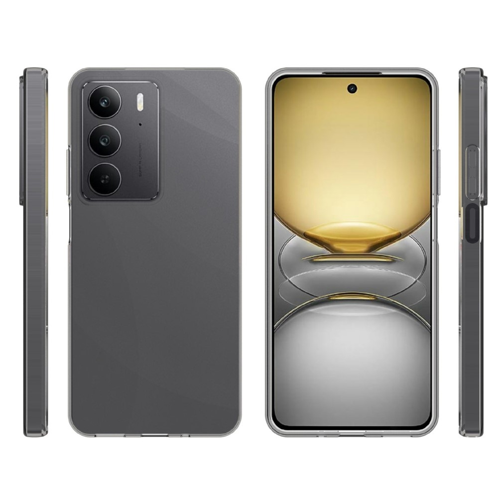 Átlátszó zselés tok a Realme C75 készülékhez - átlátszó
