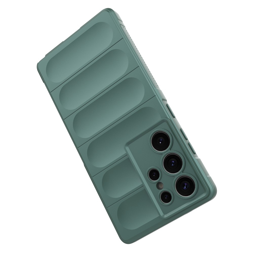Rugg tartós zselés tok Samsung Galaxy S25 Ultra készülékhez - zöld