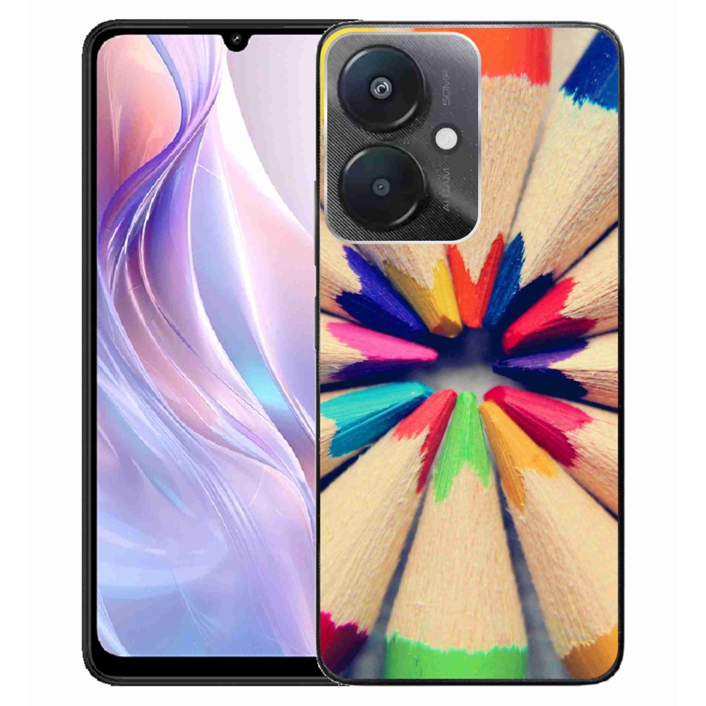 Gél borító mmCase a Xiaomi Redmi 13C 5G-hez - zsírkréták