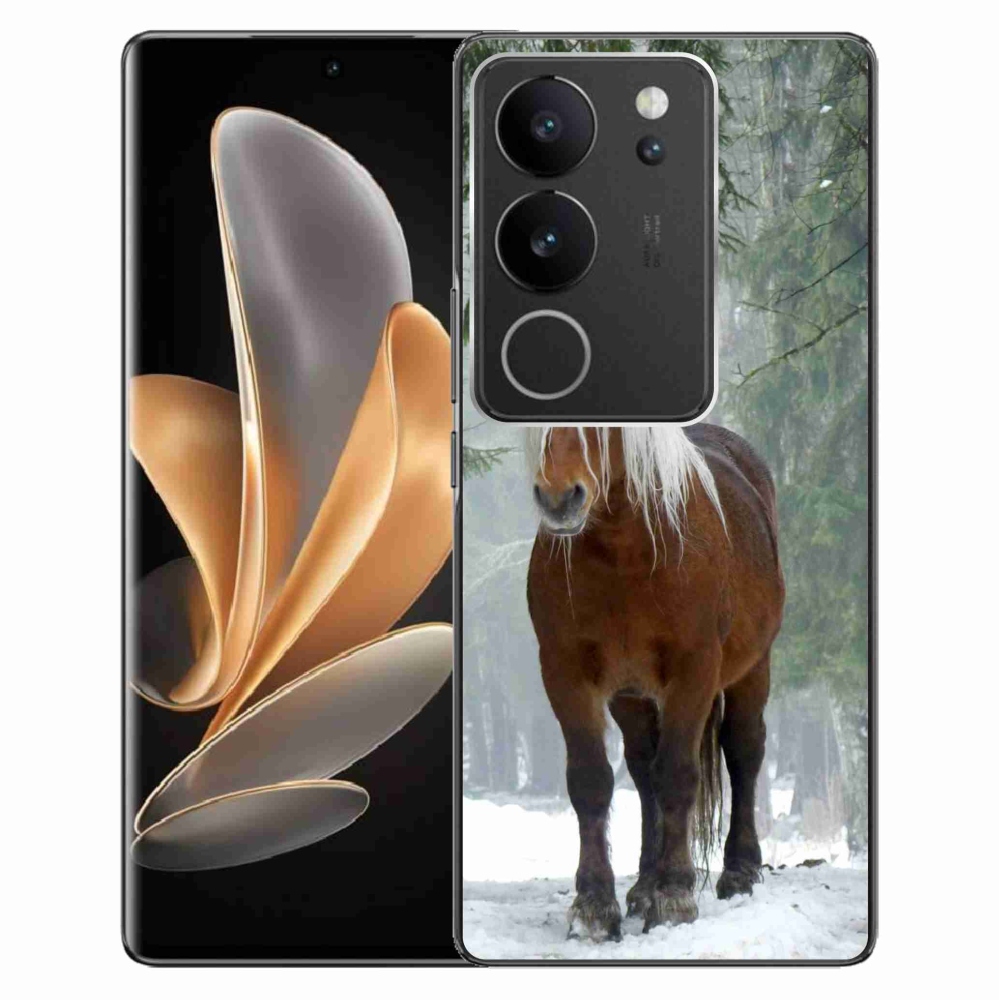 Gél tok mmCase a Vivo V29 5G-hez - ló az erdőben
