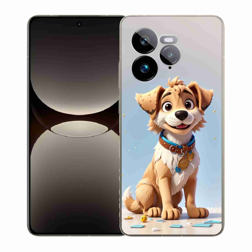 Gél borítás mmCase a Realme GT 7 Pro 5G számára - rajzfilm kölyökkutya