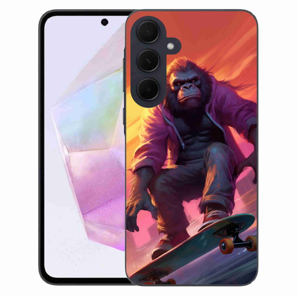 Zselés borítás mmCase Samsung Galaxy A35 5G - gorilla gördeszkán