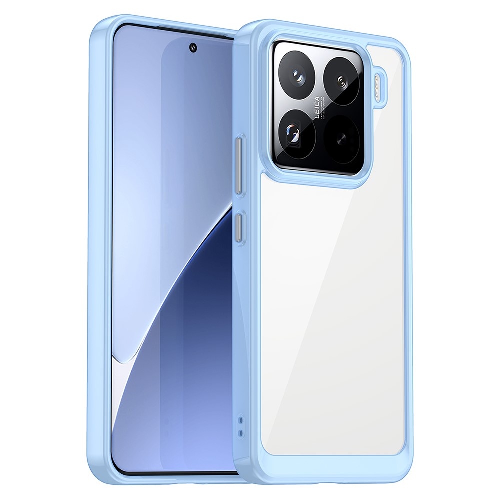 Gél tok fix hátlappal Xiaomi 15 Pro-hoz - kék