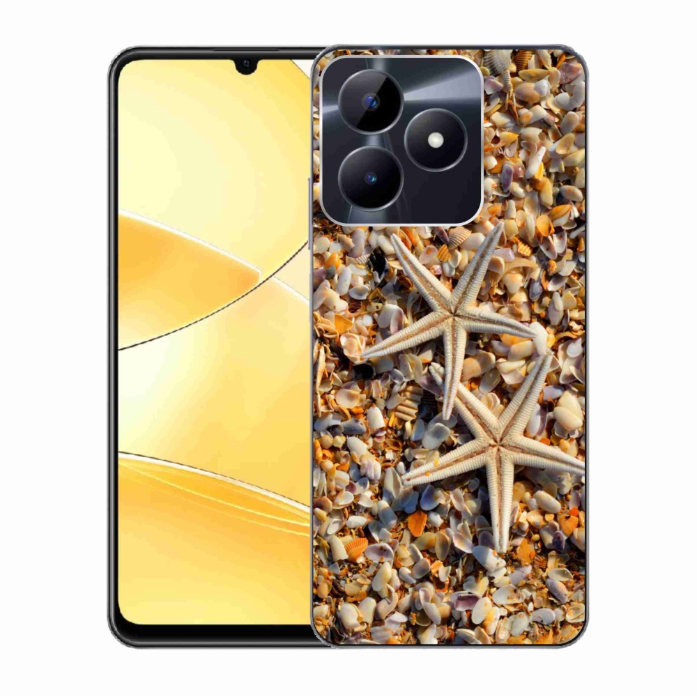 Zselés tok mmCase a Realme C51/C53 készülékhez - tengeri csillag