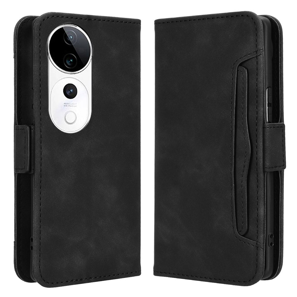Több könyv tok a Vivo V40 5G-hez - fekete