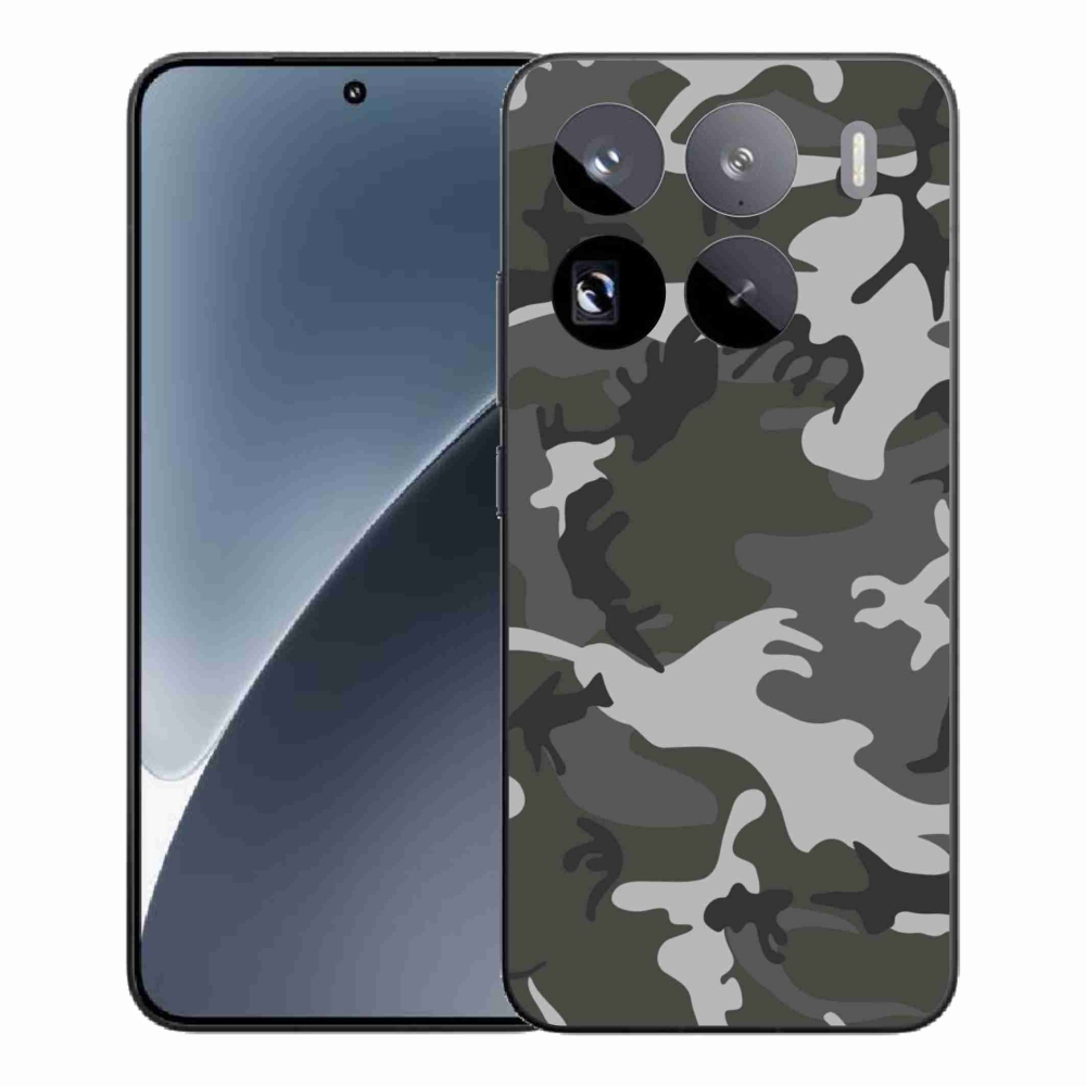 Gél borítás mmCase a Xiaomi 15 Pro számára - terepszínű minta