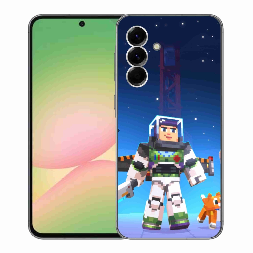 Gél borító mmCase Samsung Galaxy A56 5G - minecraft 2