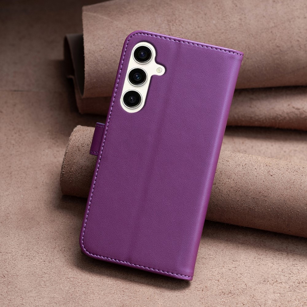 BNF könyvtáska Samsung Galaxy S23 FE készülékhez - sötétlila