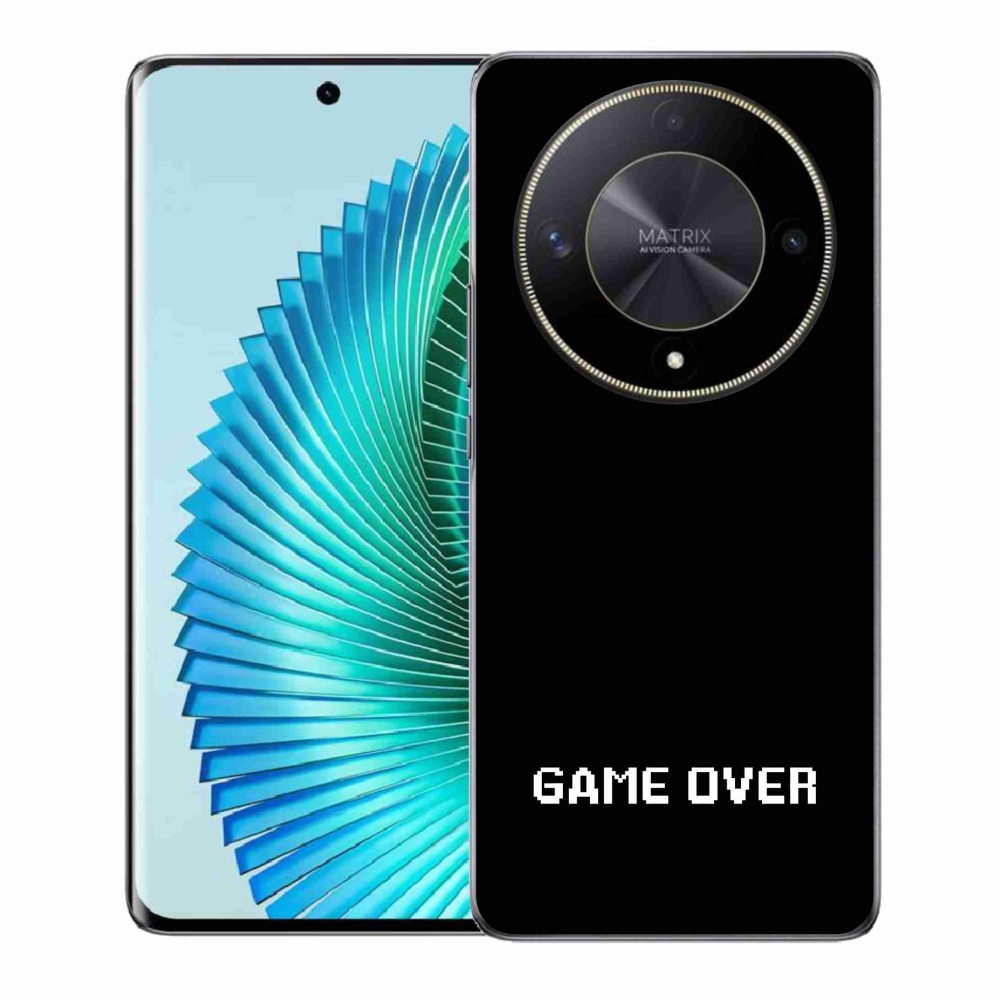 Gél borítás mmCase a Honor Magic 6 Lite 5G számára - játék fekete háttérrel