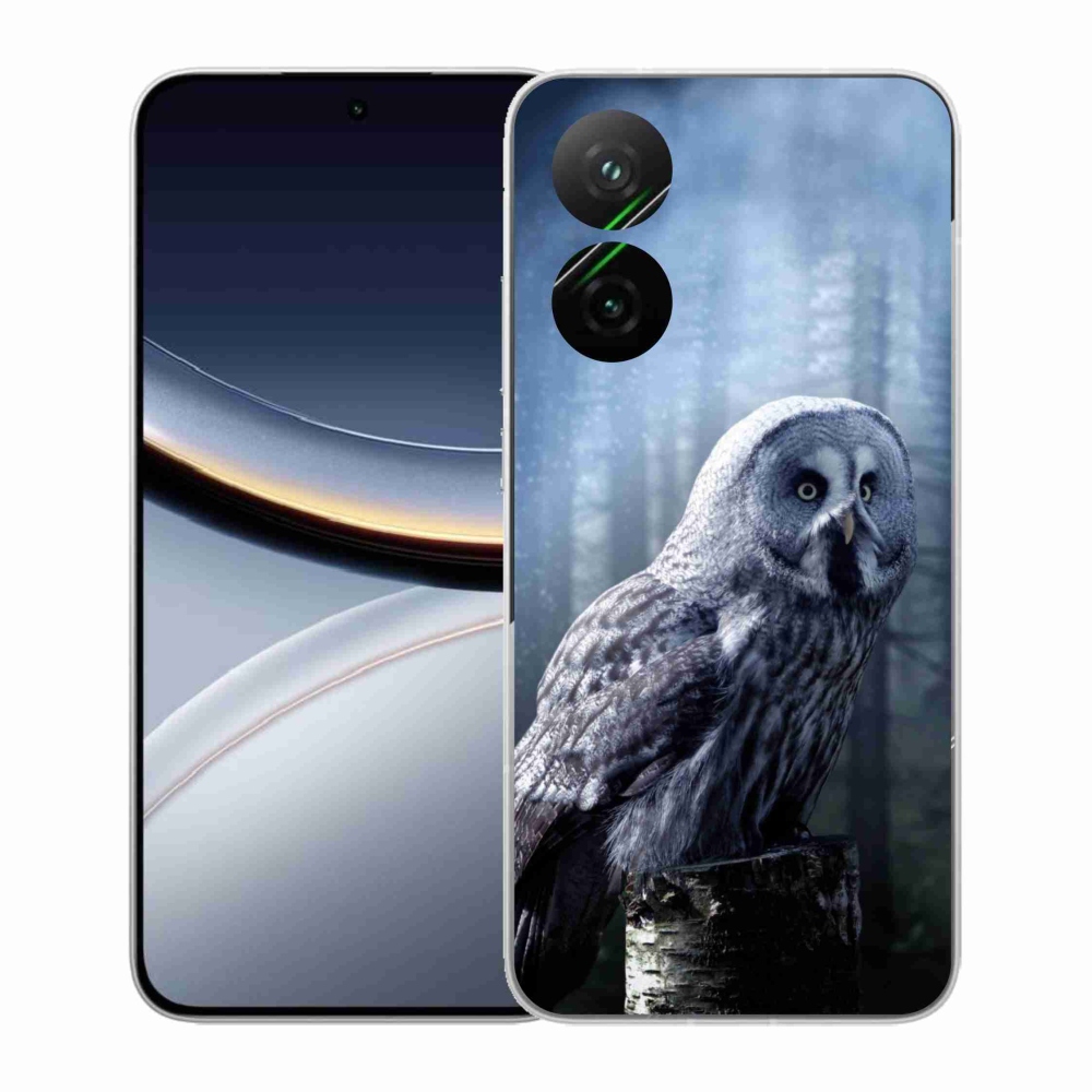 Gél borítás mmCase a Xiaomi Poco F7 5G számára - bagoly