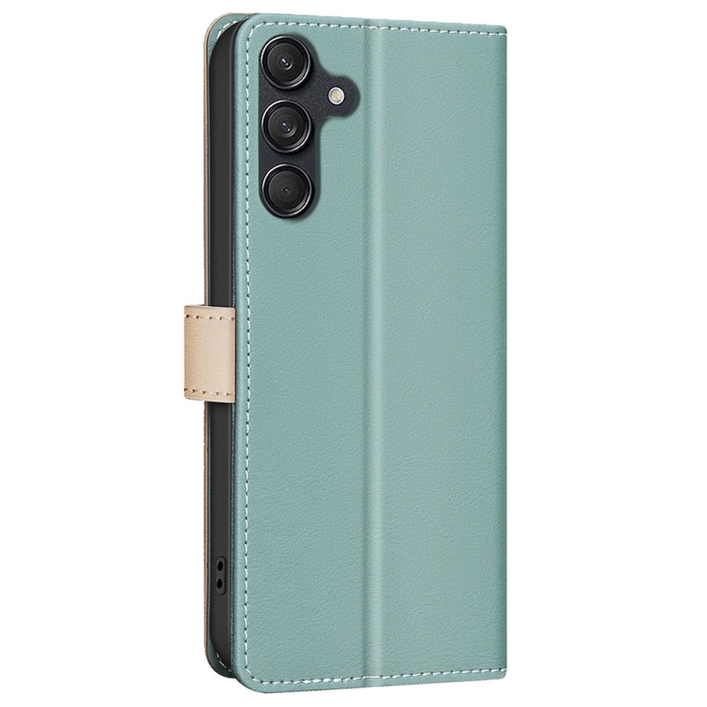 BNF DUO könyvtáska Samsung Galaxy A36 5G - zöld
