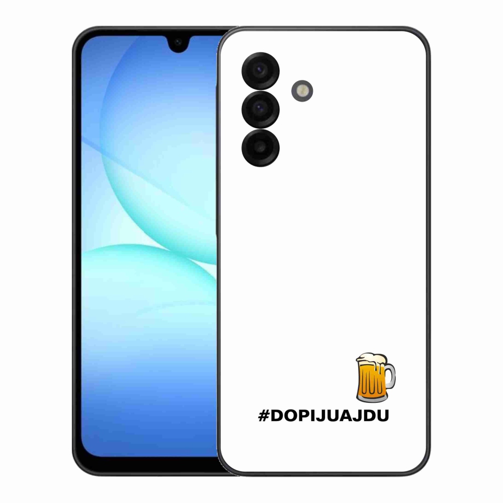 Gél borító mmCase Samsung Galaxy A17 5G - sör motívum 1 fehér háttér