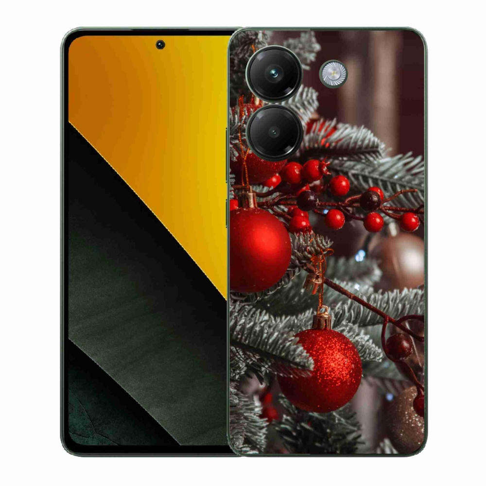 Gél borítás mmCase a Xiaomi Poco M7 Pro 5G számára - karácsonyi dekorációk 2