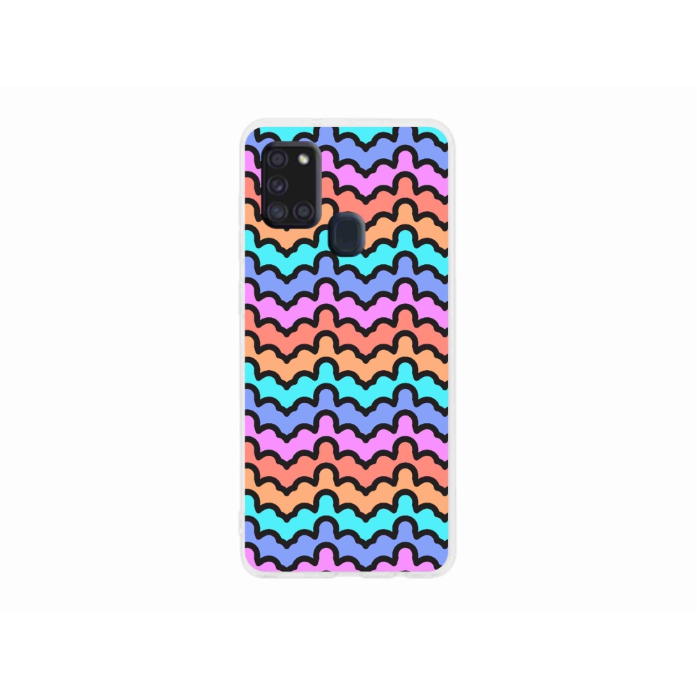 Gél borítás mmCase Samsung Galaxy A21s készülékhez - absztrakt motívum 30
