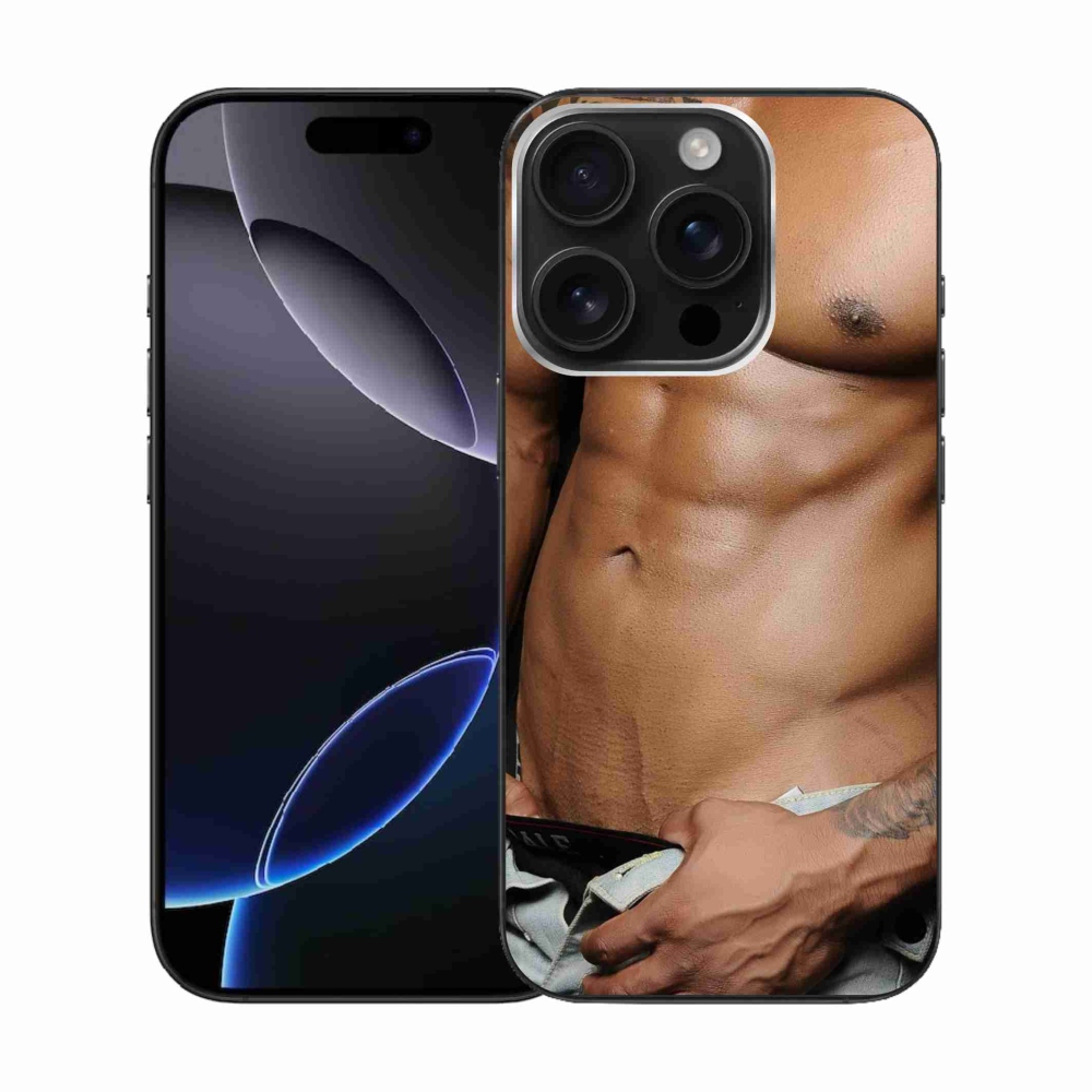 Gél borítás mmCase iPhone 16 Pro készülékhez - szexi férfi