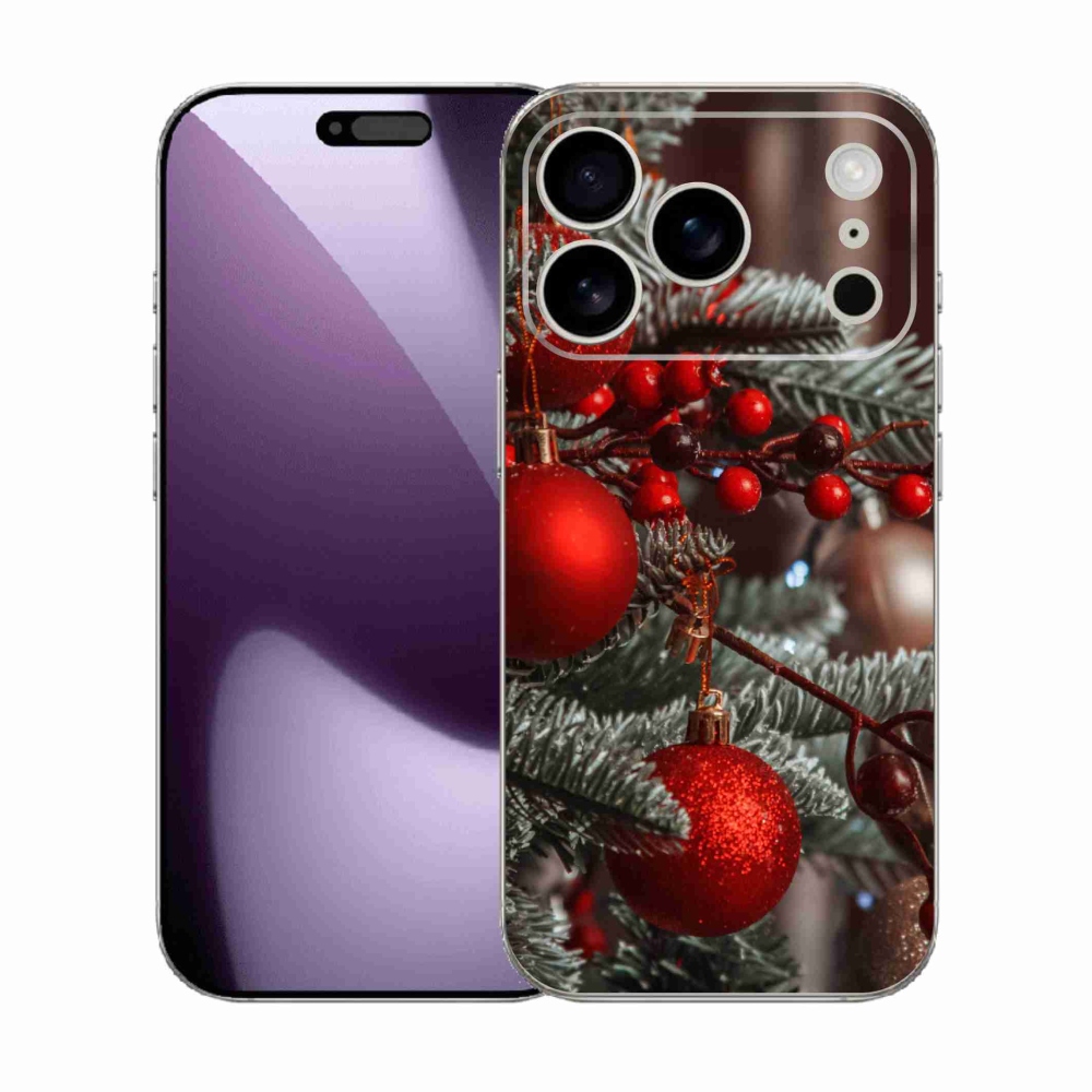 Gél borítás mmCase iPhone 17 Pro készülékhez - karácsonyi dekorációk 2