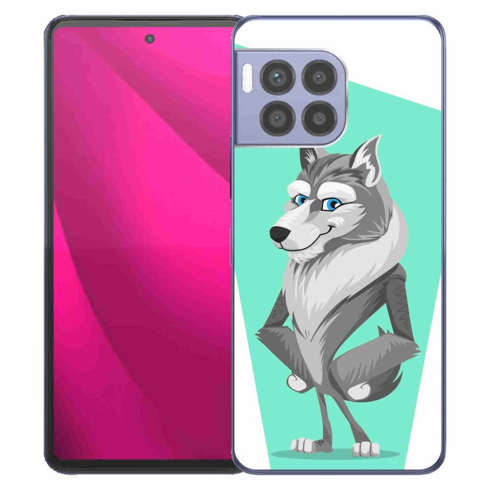 Zselés borítás mmCase a T-Mobile T Phone 2 Pro készülékhez - rajzfilmfarkas