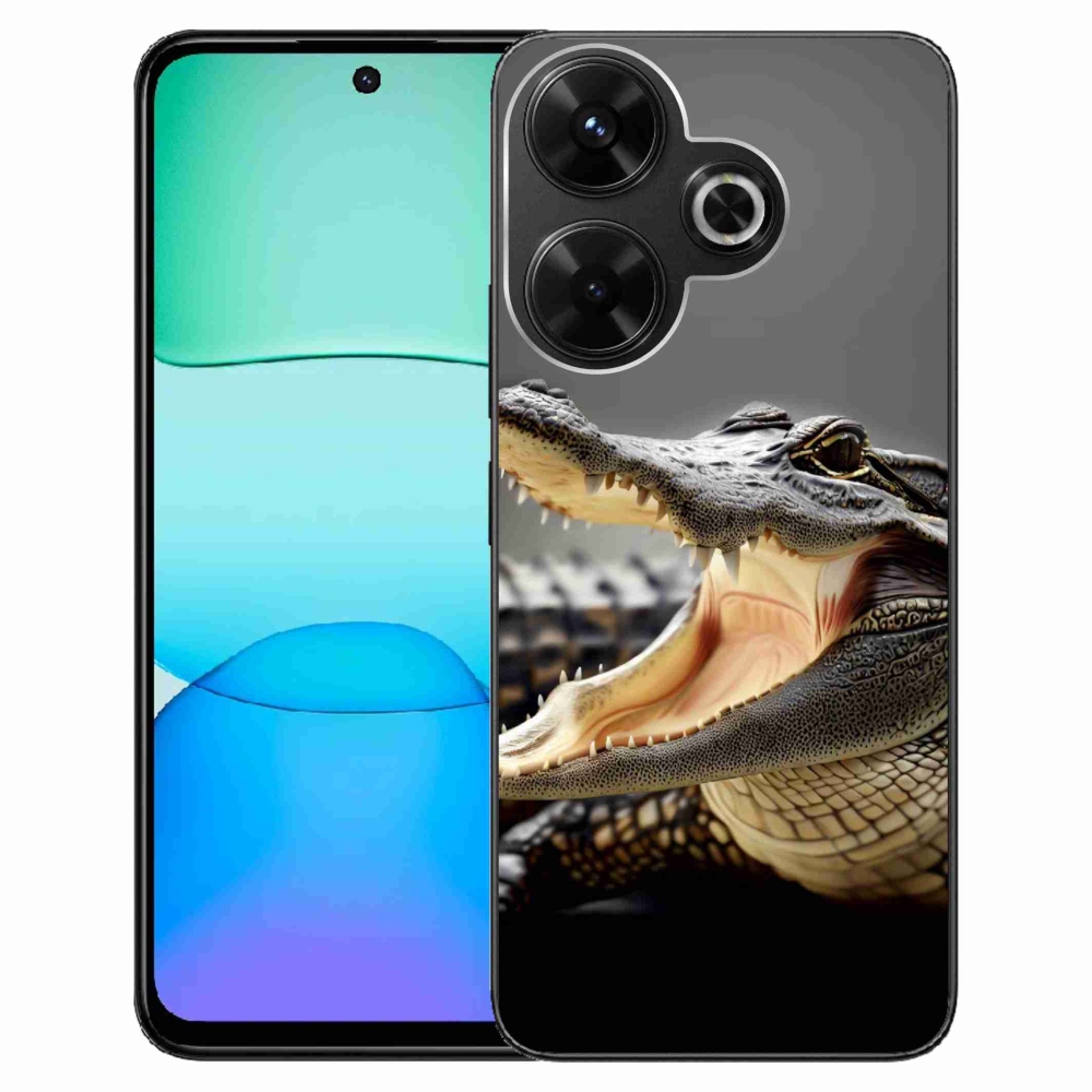 Gél borítás mmCase a Xiaomi Redmi 13 4G/Poco M6 4G - krokodilhoz