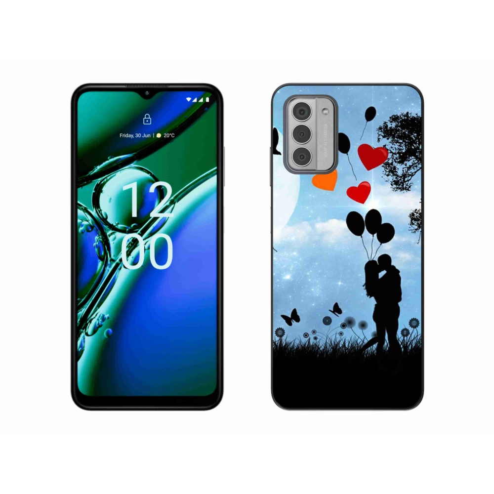 Gél tok mmCase a Nokia G42 készülékhez - szerelmes pár