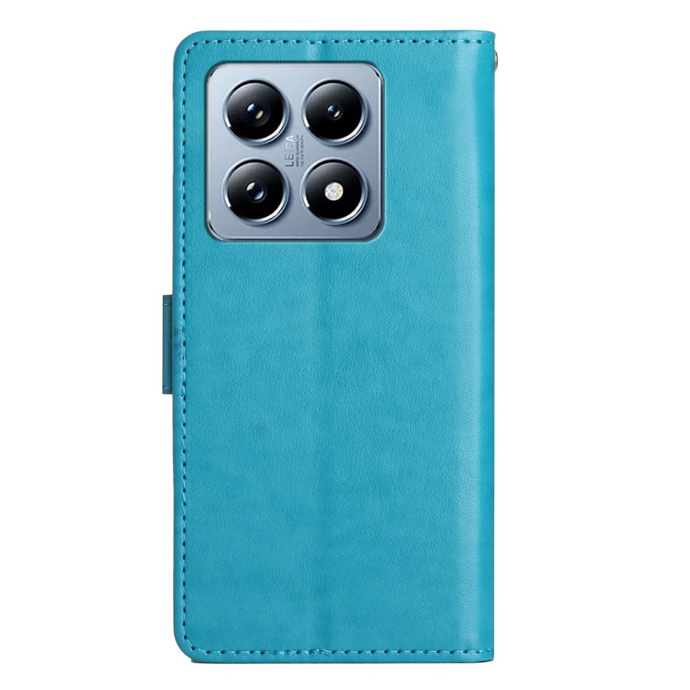 Virágok könyve tok Xiaomi 14T Pro - kék