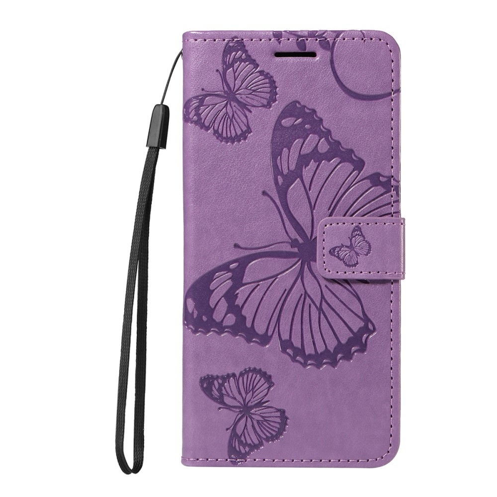 Nagy pillangó könyv tok Xiaomi Redmi A5 (171.7x77.8x8.3mm) - lila