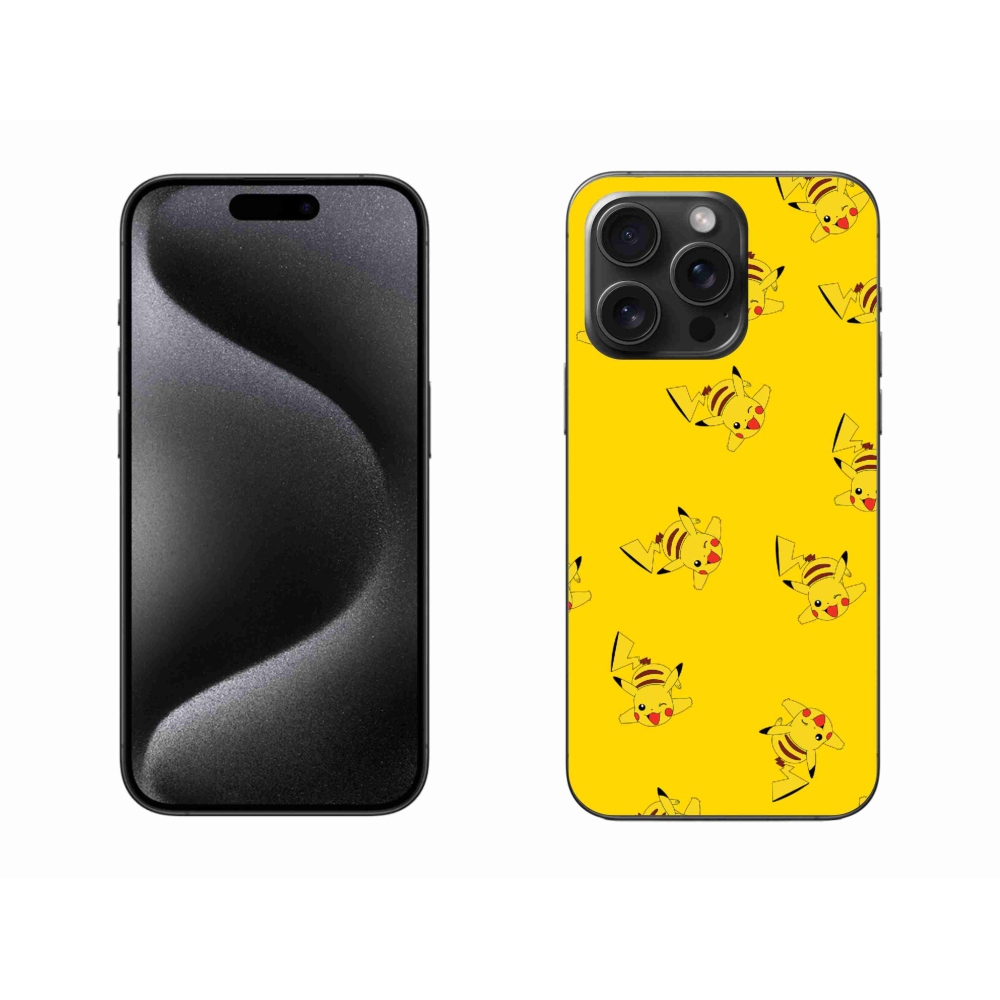 Zselés borítás mmCase iPhone 15 Pro Max készülékhez - pikachu