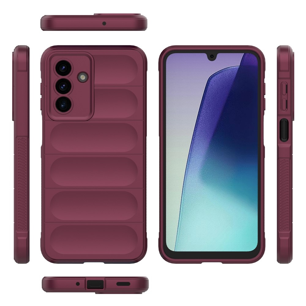 Rugg tartós zselés tok Samsung Galaxy A17 5G - bordó színben