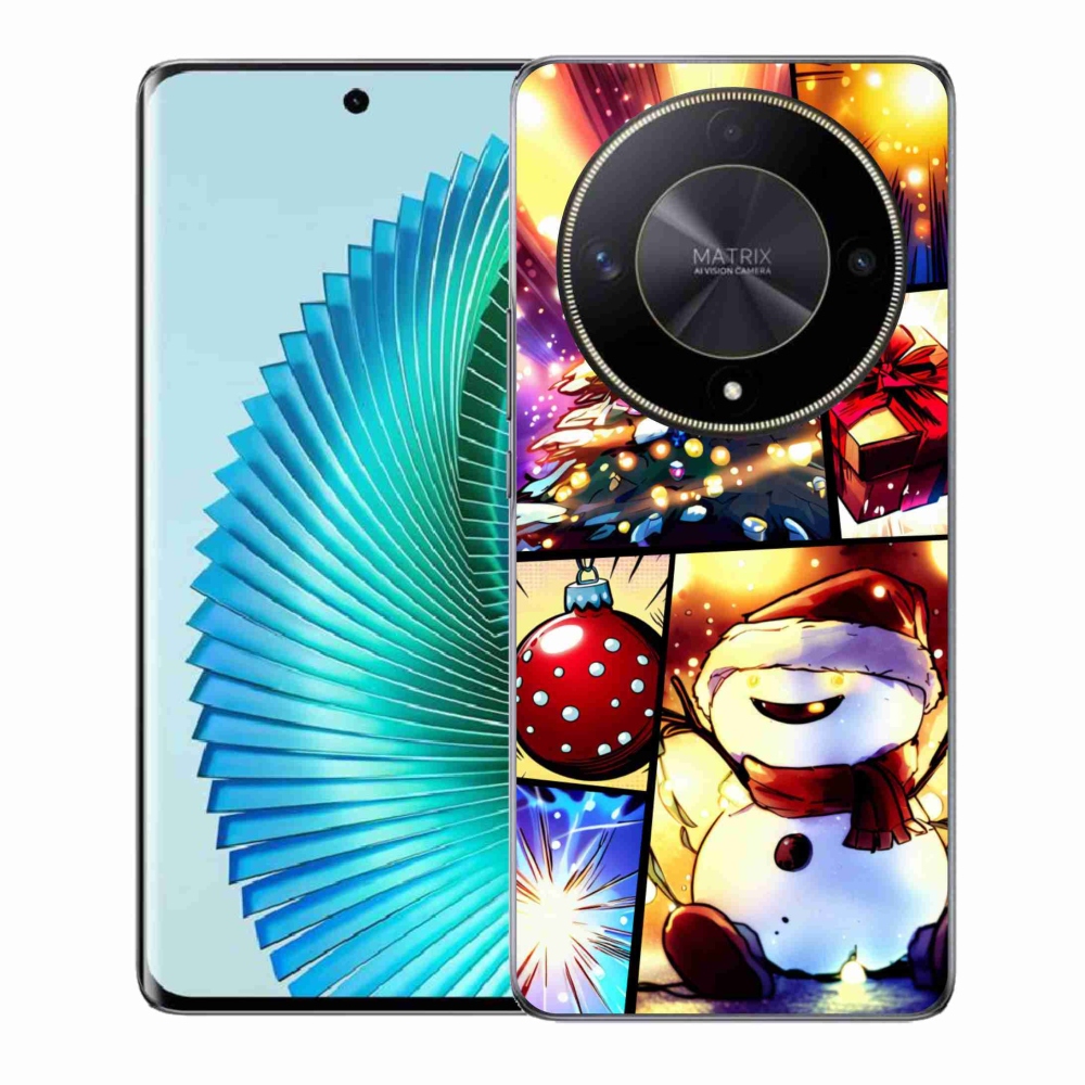 Gél borító mmCase a Honor Magic 6 Lite 5G számára - Karácsonyi motívumok 1