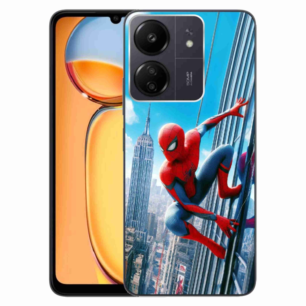Gél borítás mmCase a Xiaomi Poco C65/Redmi 13C - pókemberhez