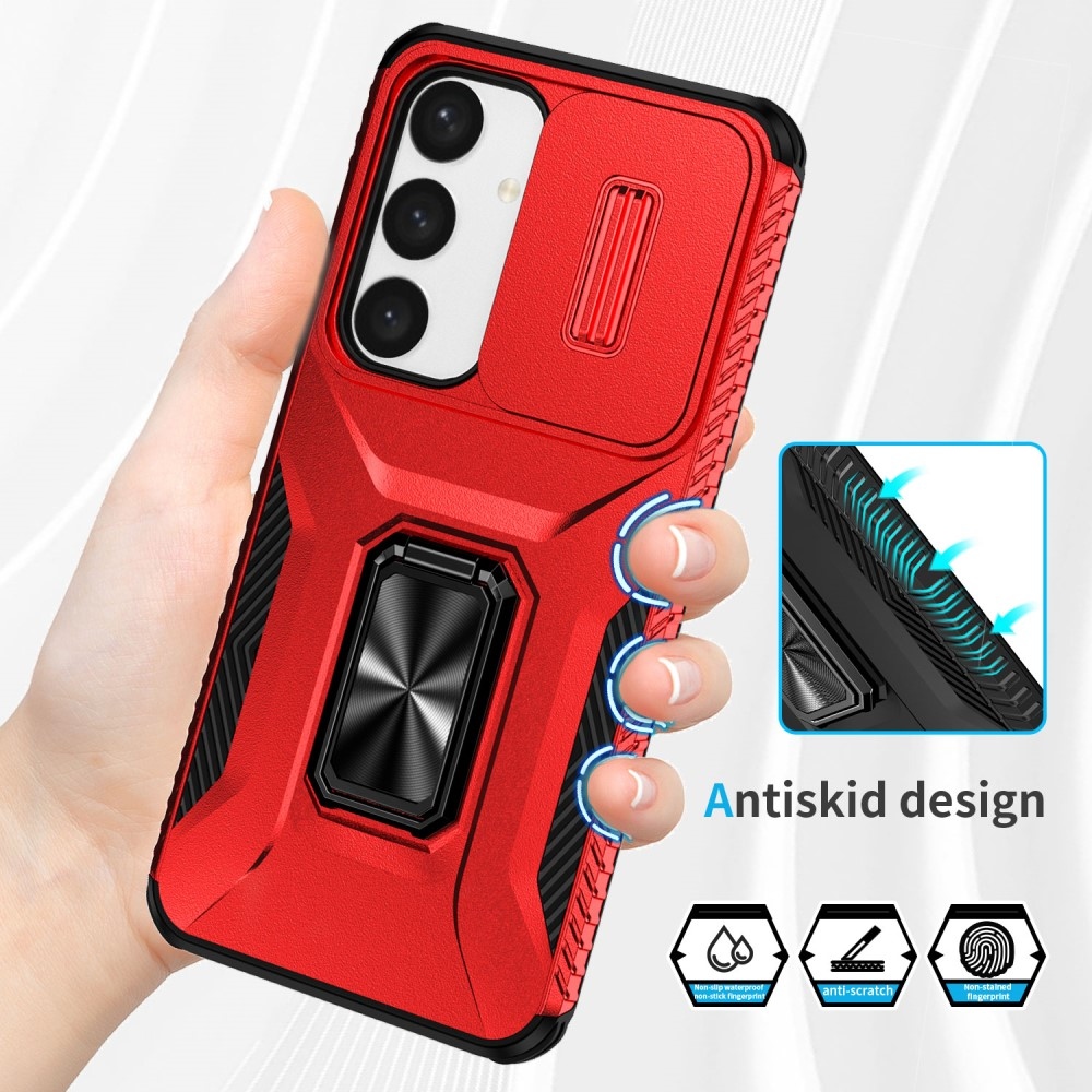 Csúszásálló borítás Samsung Galaxy S24+/S25+ készülékhez - piros