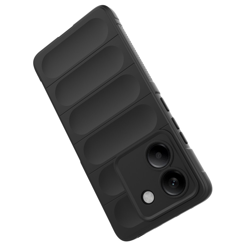 Rugg tartós gél tok a Xiaomi Poco M7 Pro 5G számára - fekete