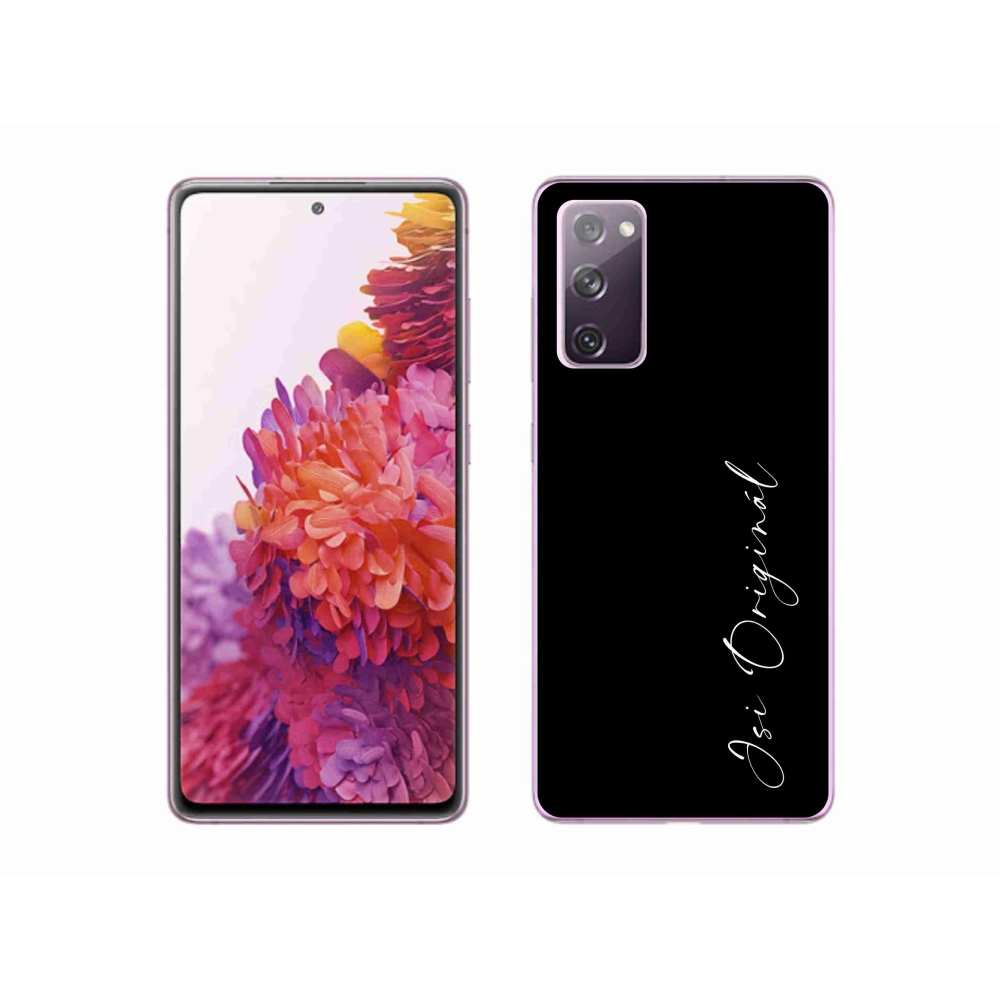 Gél borítás mmCase Samsung Galaxy S20 FE - te vagy az eredeti fekete háttér