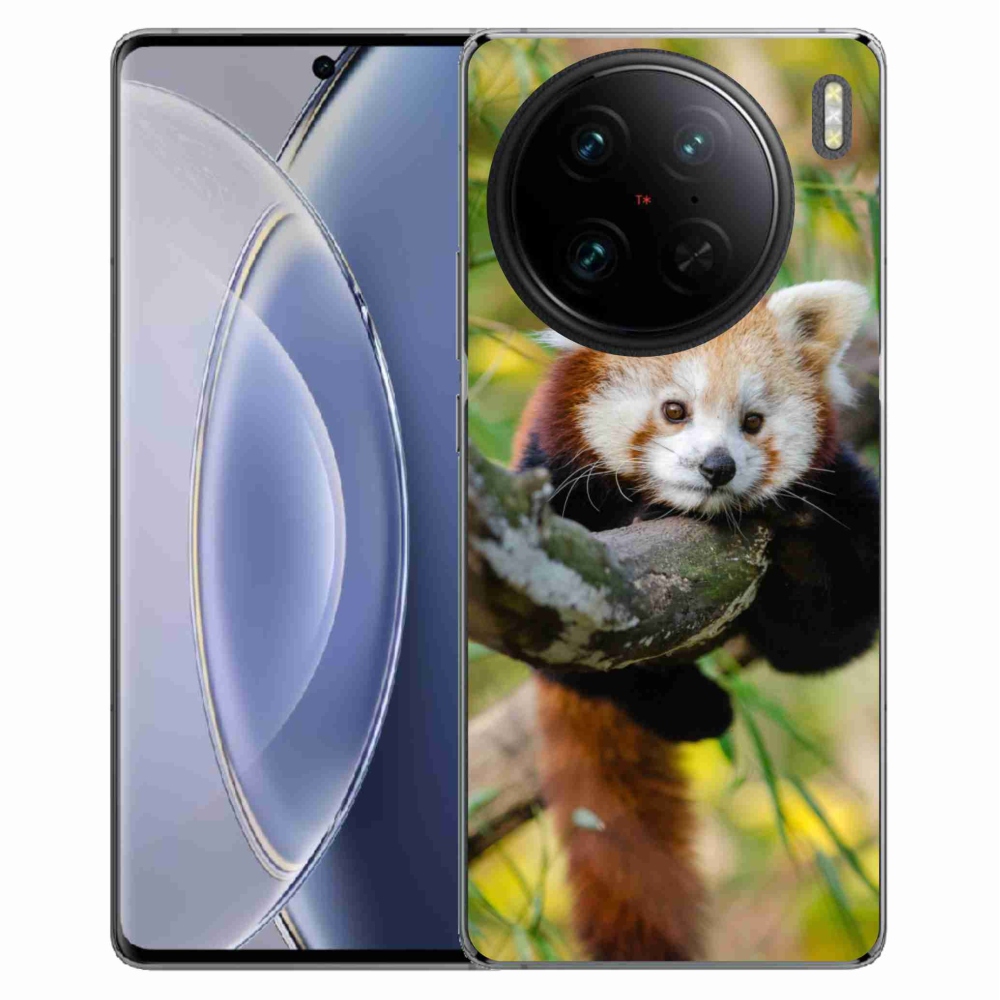 Gél védőburkolat mmCase a Vivo X90 Pro készülékhez - pandavörös
