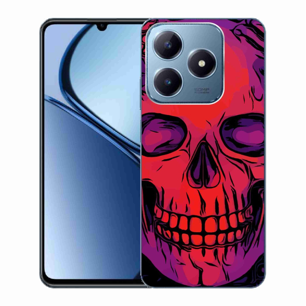 Gél tok mmCase a Realme C63 készülékhez - koponya