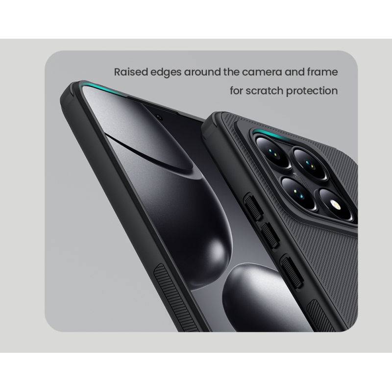 Nillkin Super Frosted PRO hátlap a Xiaomi 14T számára Mélyzöld