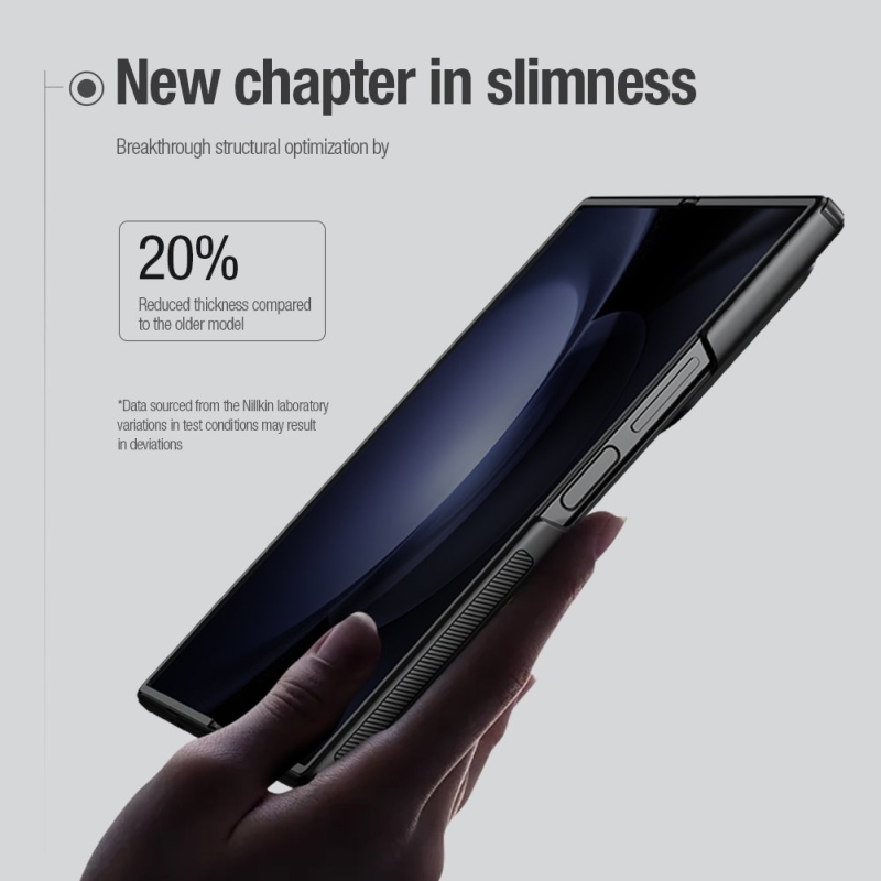 Nillkin Super Frosted FOLD hátlap a Samsung Galaxy Z Fold 6-hoz Fekete fekete