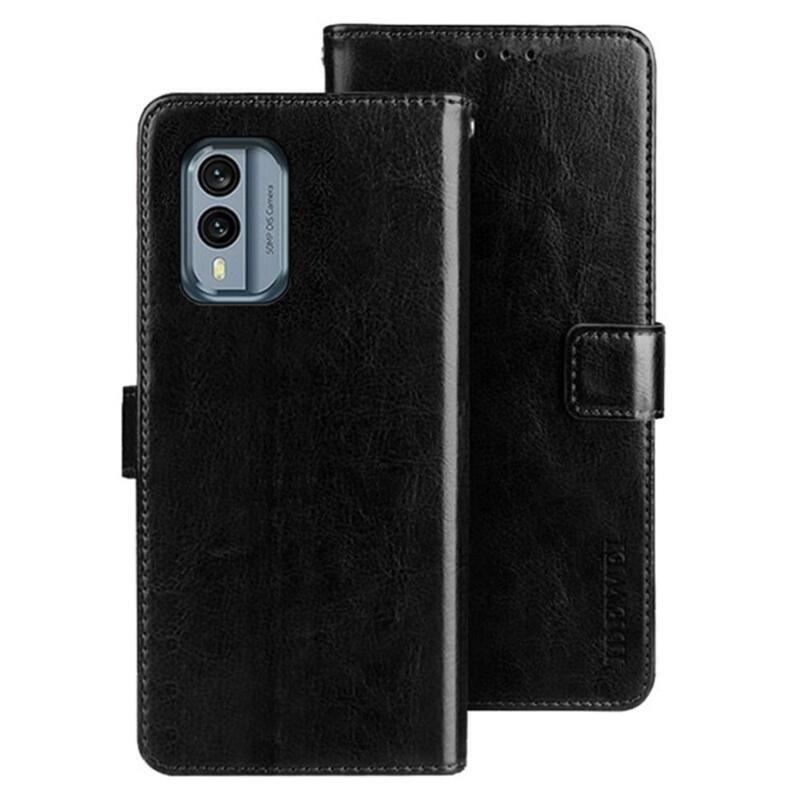 IDEWEI pénztárca tok Nokia X30 5G készülékhez - fekete