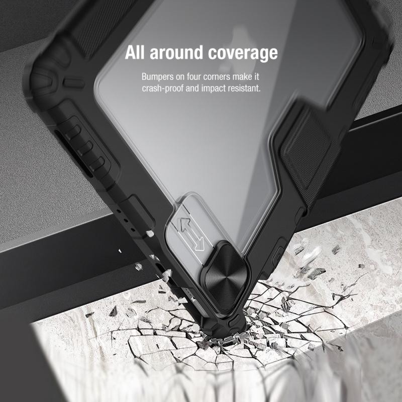 Nillkin Bumper PRO védőállvány tok iPad 10.9 2020/Air 4/Air 5/Pro 11 2020/2021/2022 Fekete