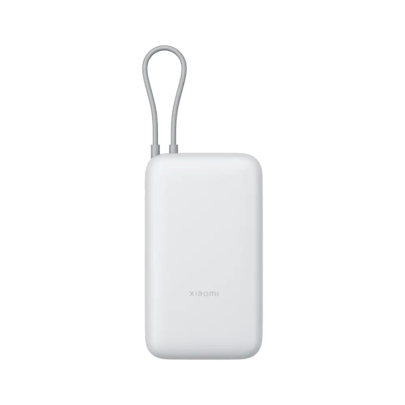 Xiaomi Powerbank 22.5W 20000mAh integrált USB-C kábellel Világosszürke