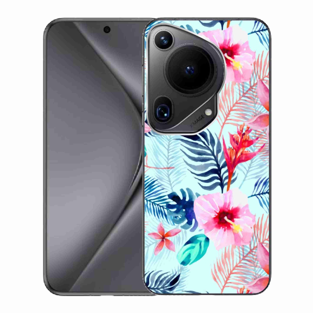 Zselés borítás mmCase a Huawei Pura 70 Ultra számára - virágok