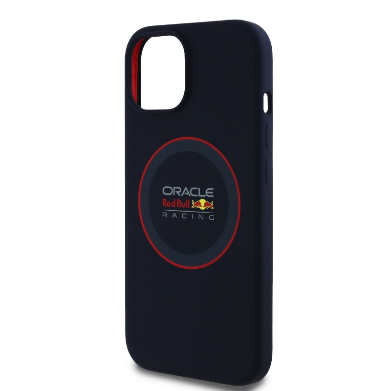 Red Bull szilikon Red Ring MagSafe hátlapi borító iPhone 15 Navy számára